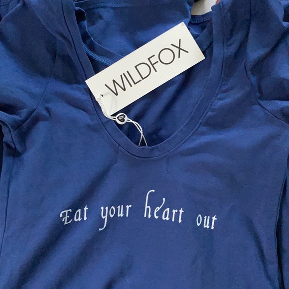 NWT Wildfox “Eat your heart out” Maxi - XS - Picture 4 of 5